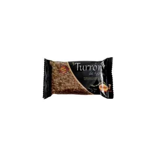 TURRÓN SURTIDO 25 G (AJONJOLÍ, MANÍ Y GRANOLA) – TOSTAO