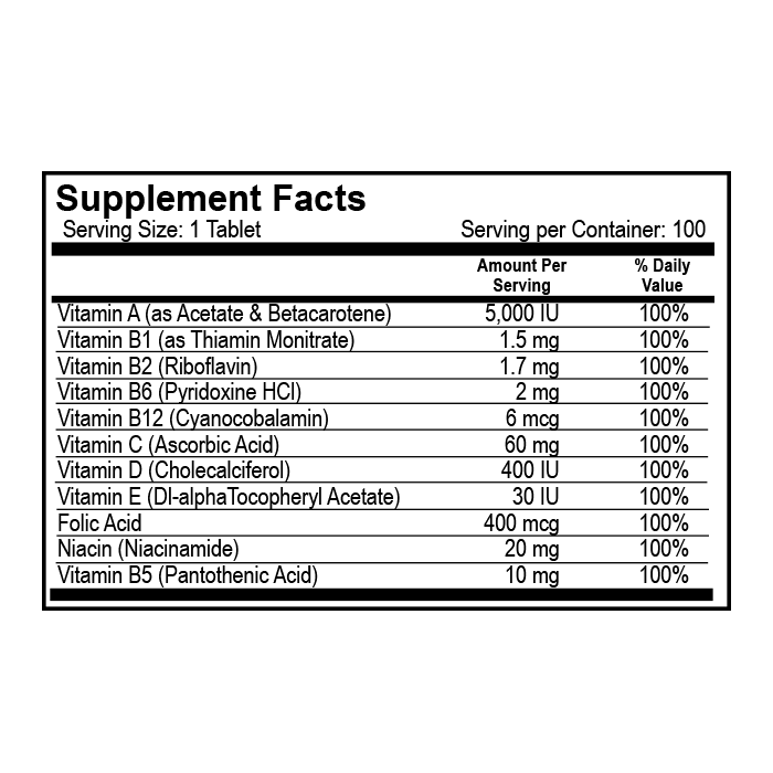 DAILY MULTIVITAMINS - Natural Light