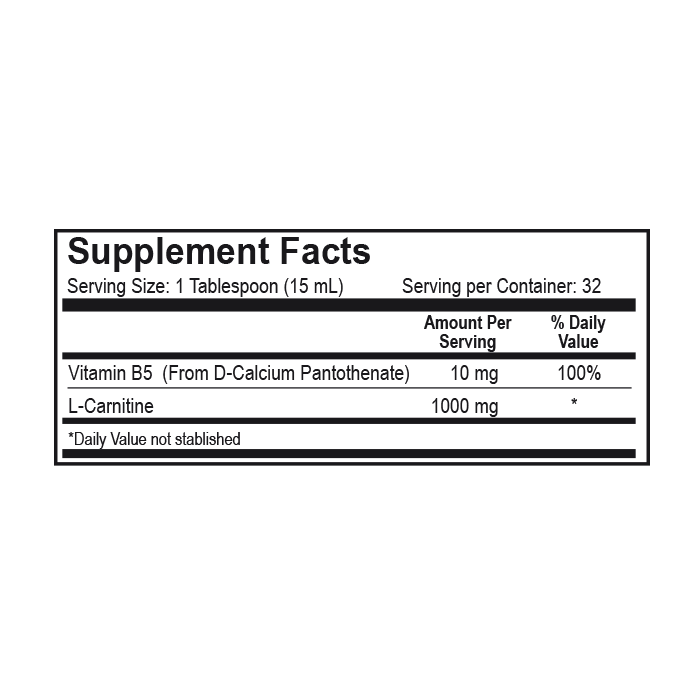 L-CARNITINE LIQUID 1000 MG - Natural Light