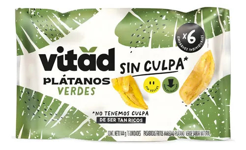 PLATANITOS VERDES - VITAD (6 UND) X 144 GR