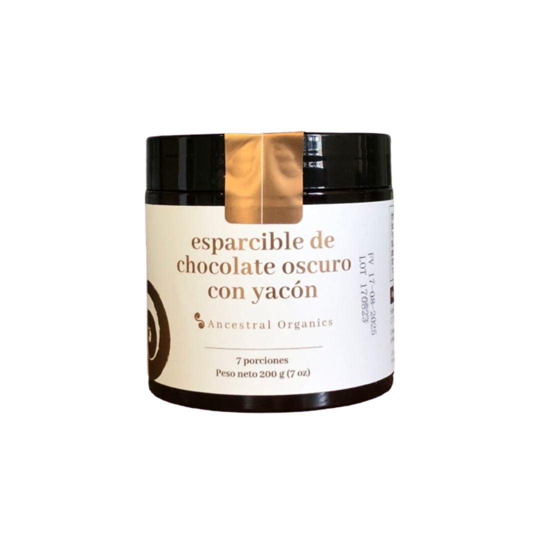 ESPARCIBLE CHOCOLATE OSCURO ORGANICO CON YACON 200 GR