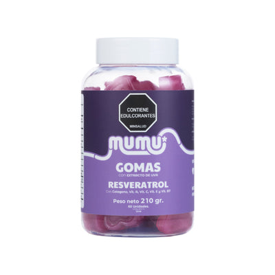 GOMITAS RESVERATROL X 210 GR - MUMU