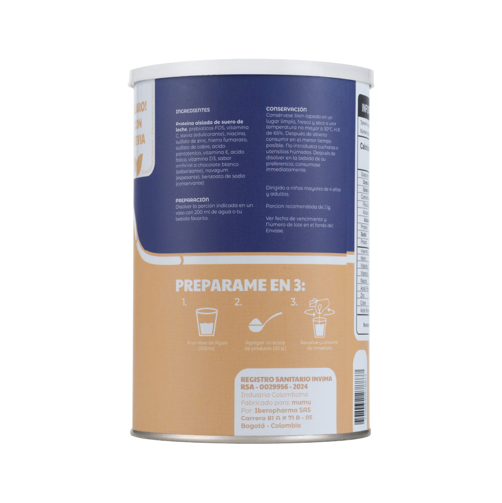 PROTEINA EN POLVO X 500 GR - MUMU