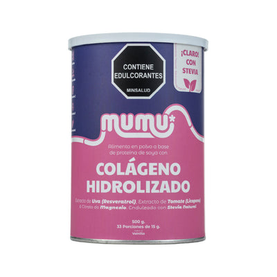 COLAGENO HIDROLIZADO VAINILLA X 500 GR - MUMU