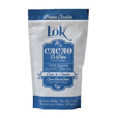 CACAO EN POLVO 100% 200 G – LOK