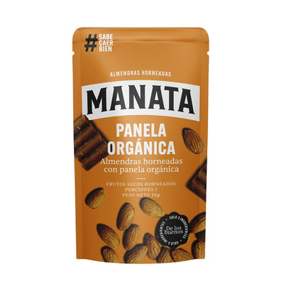 ALMENDRAS HORNEADAS PANELA ORGANICA - MANATA