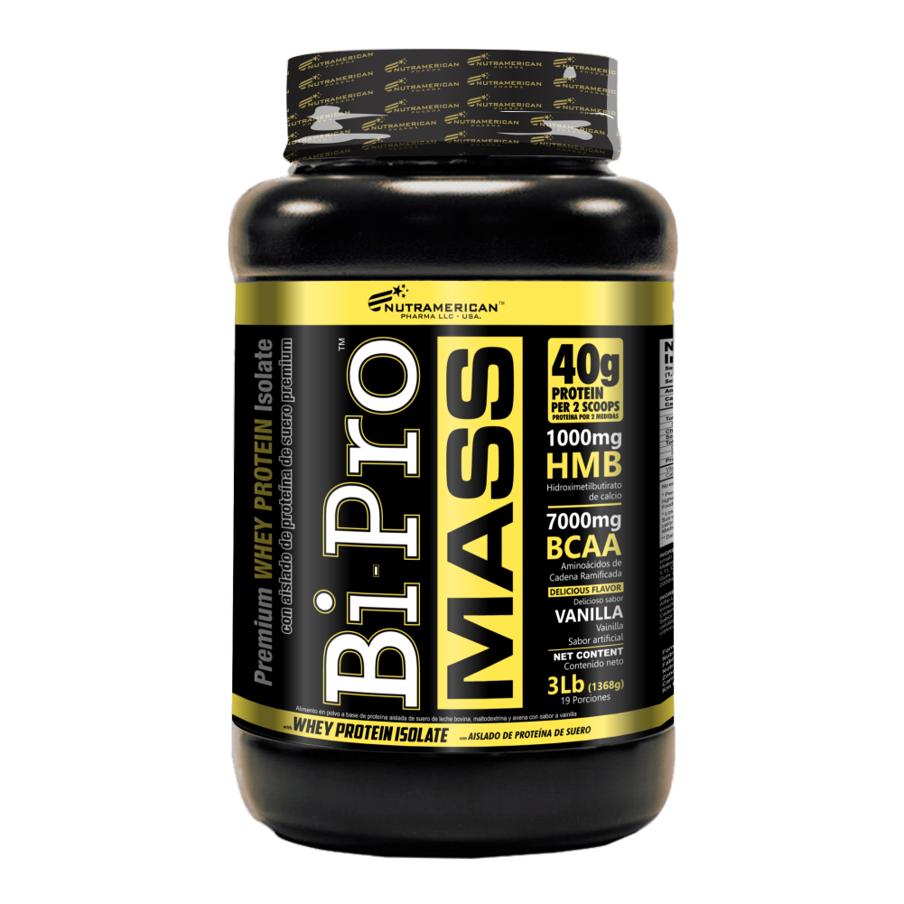 BIPRO MASS VAINILLA 3 LB – NUTRAMERICAN