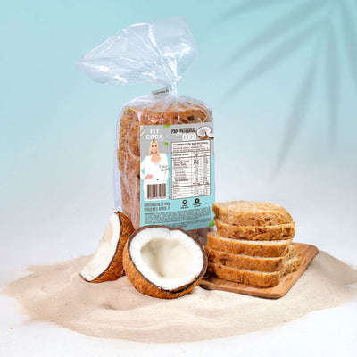 PAN TAJADO INTEGRAL CON COCO X 440 GR - FIT COOK