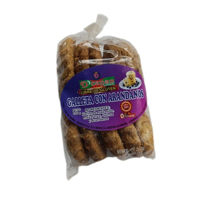 GALLETA SIN GLUTEN - ARANDANOS O ALMENDRAS X 220 GR - DCPAN