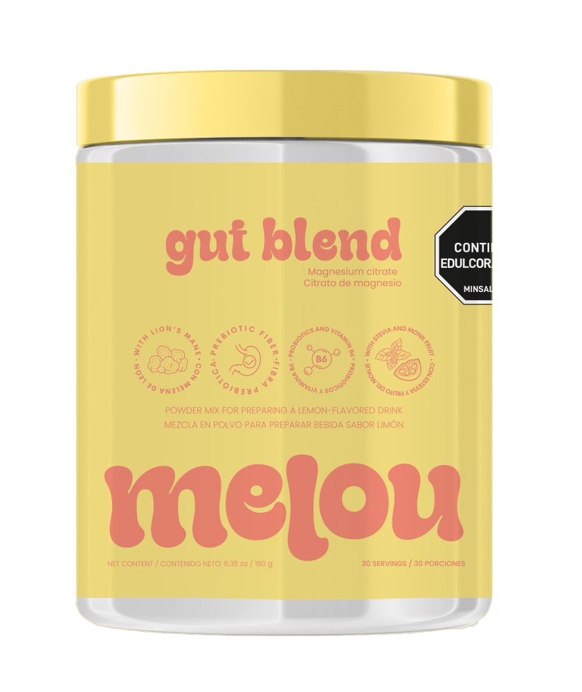 Gut Blend Citrato de Magnesio + Melena de León – Melou