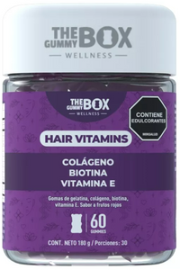 HAIR VITAMINS X 180 GR - THE GUMMY BOX