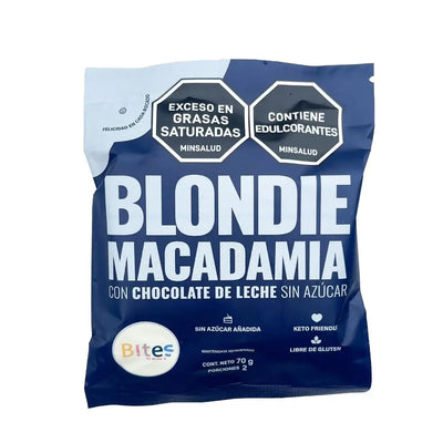 BLONDIE DE MACADAMIA LECHE X 70 GR - BITES