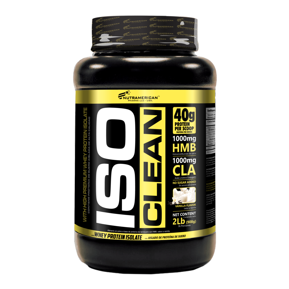 ISOCLEAN VAINILLA 2 LB – NUTRAMERICAN
