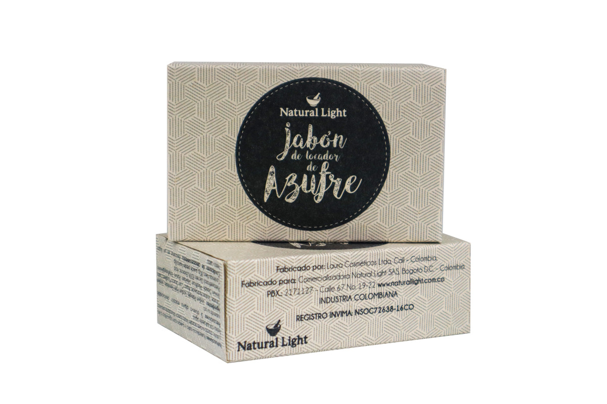 JABÓN DE AZUFRE 80 G – NATURAL LIGHT