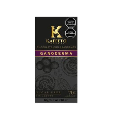 BARRA DE CHOCOLATE CON ARANDANOS Y GANODERMA