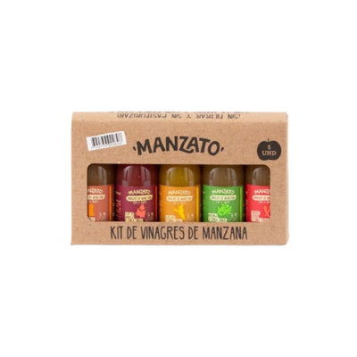 KIT MINI VINAGRES DE MANZANA X 54 ML C/U - MANZATO