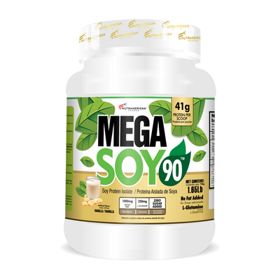 Mega Soy 90 Vainilla 1,65 lb – Nutramerican