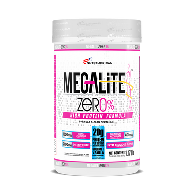 MEGA LITE ZERO% 1,17 LB – NUTRAMERICAN