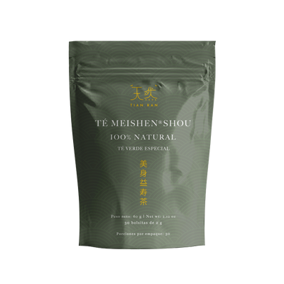 TÉ VERDE MEISHEN REPUESTO BOLSA