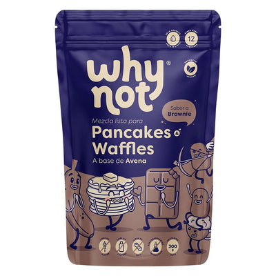 PANCAKES & WAFLES AVENA - BROWNIE X 300 GR - PARANICE