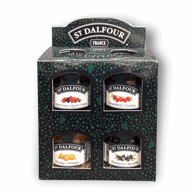 MERMELADA MINI CAJA X 4 UNID X 28 GR - ST DALFOUR / PM