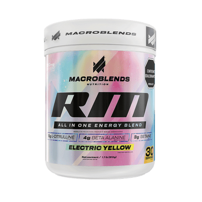RM PRE-ENTRENO ELECTRIC YELLOW X 810 GR - MACROBLENDS