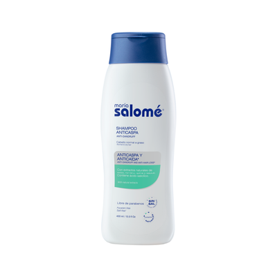 SHAMPOO CONTROL CASPA SIN SAL 400 ML – MARÍA SALOMÉ