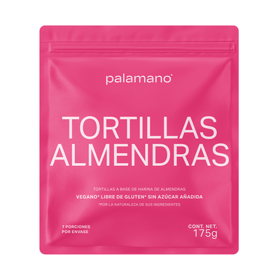 TORTILLA ALMENDRAS M X 175 GR - 7 UND - PALAMANO