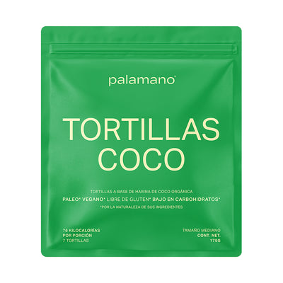 TORTILLA COCO X 175 GR - 7 UND - PALAMANO