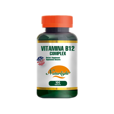 Vitamina B12 Complex 100 Tabletas Masticables – Naturlight