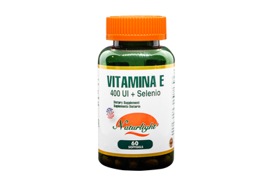 Vitamina E 400 UI + Selenium 60 Cápsulas – Naturlight