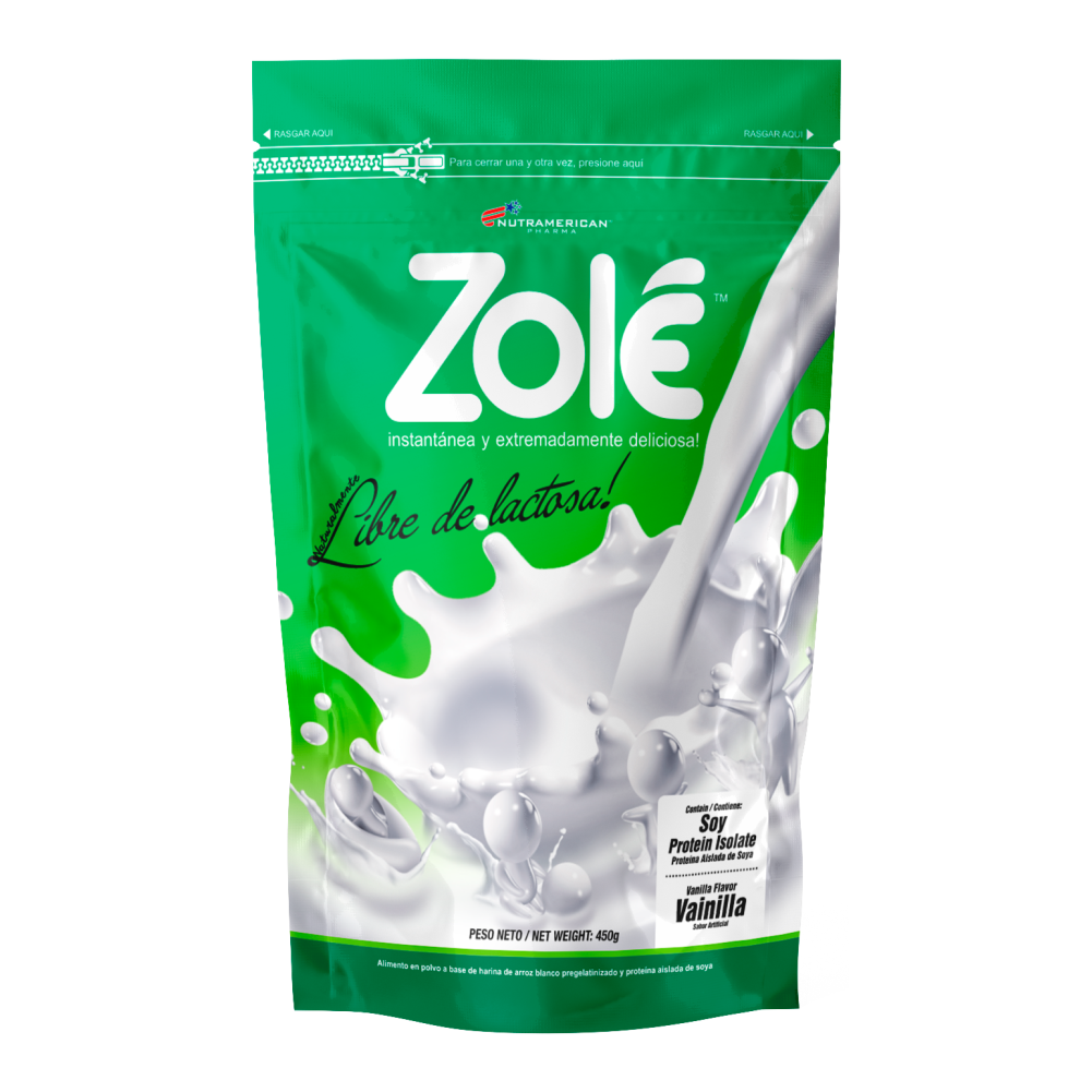 ZOLE LECHE DE SOYA 450 G – NUTRAMERICAN