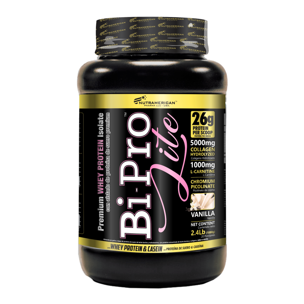 BIPRO LITE VAINILLA 2,4 LB – NUTRAMERICAN