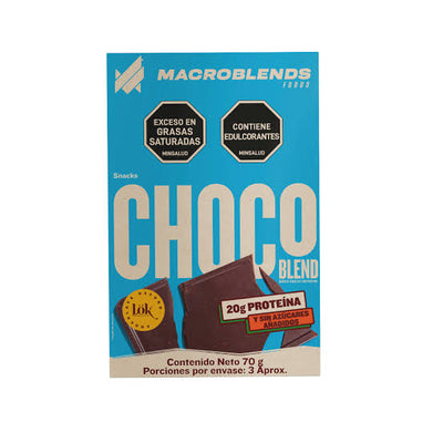CHOCO BLEND PROTEICO X 70 GR - MACROBLENDS
