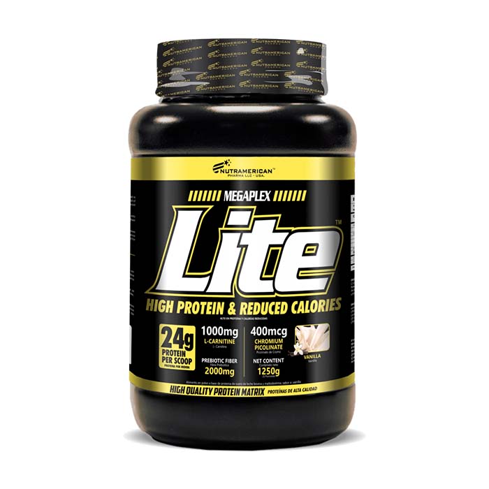 MEGAPLEX LITE VAINILLA 3 LB – NUTRAMERICAN