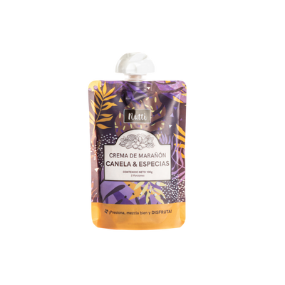 CREMA DE MARAÑÓN CANELA & ESPECIAS FLEXIBLE 100 G – NUTTI