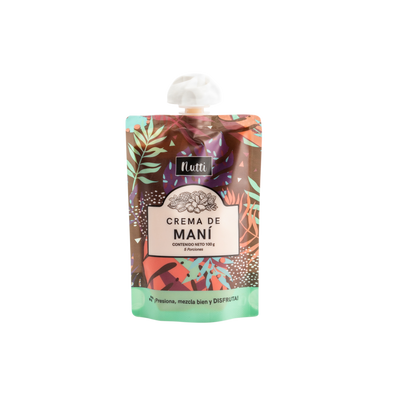 CREMA DE MANÍ FLEXIBLE 100 G – NUTTI
