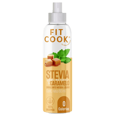 STEVIA LIQUIDA SABOR A CARAMELO X 60 ML - FIT COOK
