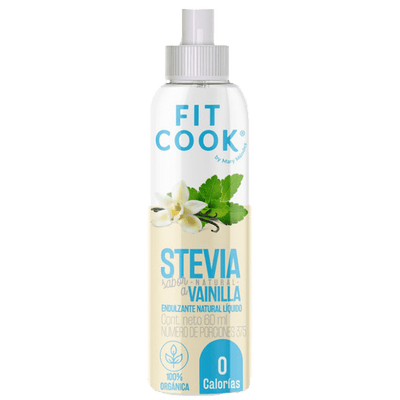 STEVIA LIQUIDA SABOR A VAINILLA X 60 ML - FIT COOK