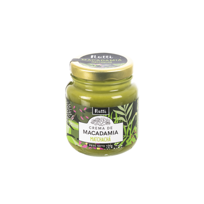 CREMA DE MACADAMIA MATCHACHA 100 G – NUTTI