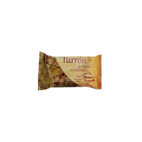 TURRÓN SURTIDO 25 G (AJONJOLÍ, MANÍ Y GRANOLA) – TOSTAO