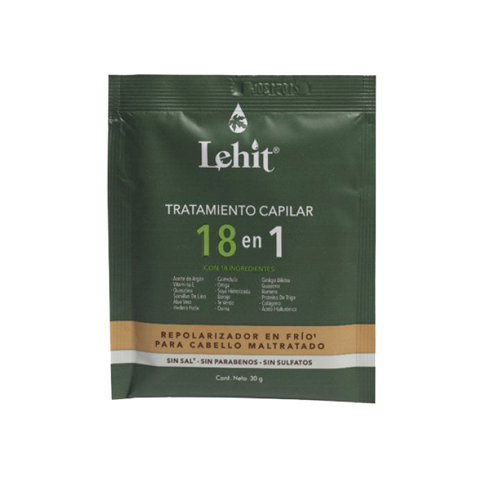 TRATAMIENTO CAPILAR 18 EN 1 30 G – LEHIT
