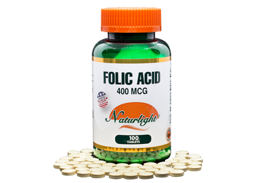 Folic Acid 100 Tabletas – Naturlight