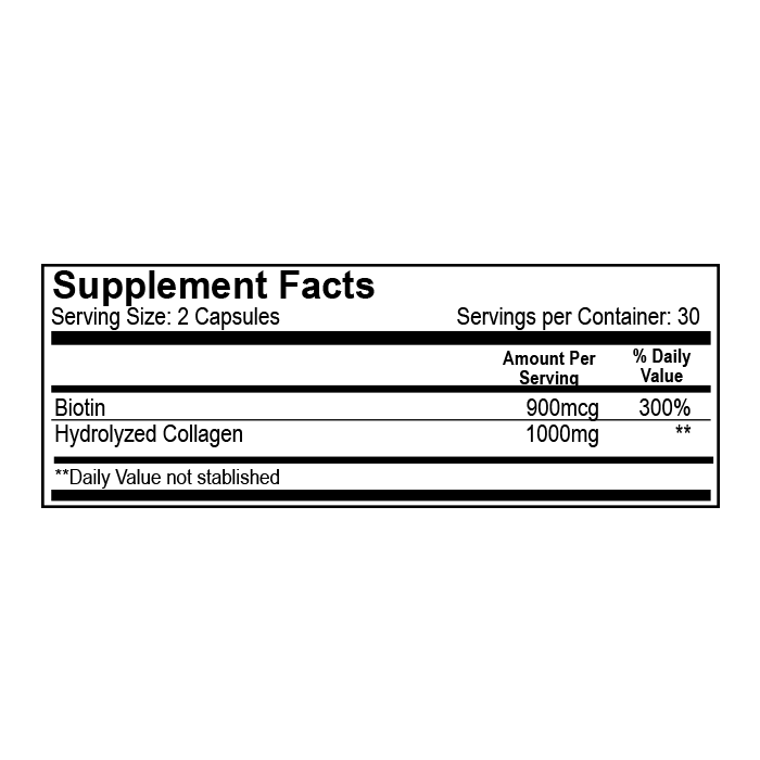 BIOTIN AND COLLAGEN - Natural Light