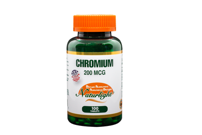 Chromium Picolinate 200 mcg 100 Tabletas – Naturlight