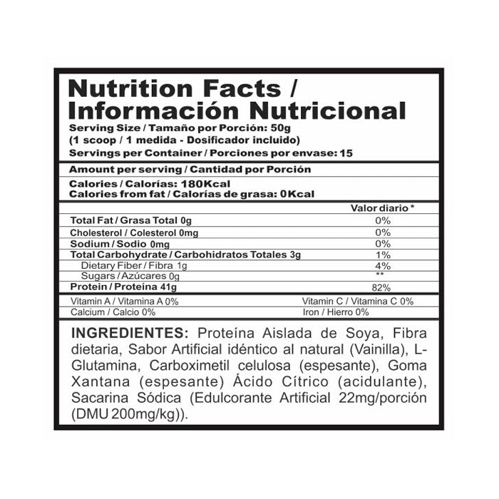 Mega Soy 90 Vainilla 1,65 lb – Nutramerican
