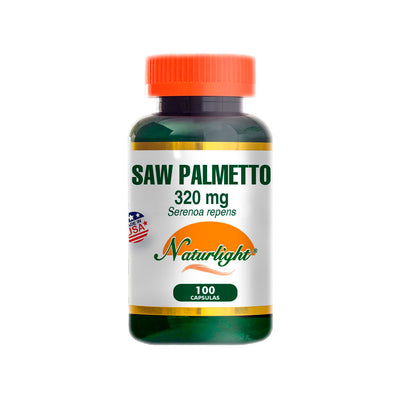 Saw Palmetto 320 mg 100 Cápsulas – Naturlight