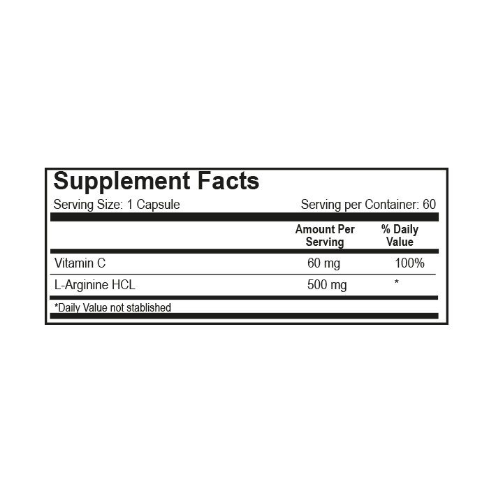 L-ARGININA 500 MG - Natural Light