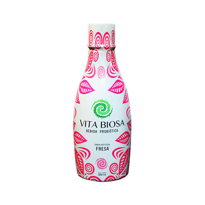 Bebida Probiótica Fresa 500 ml – Vita Biosa