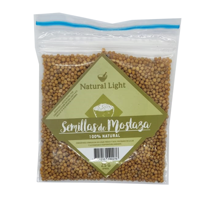 SEMILLA DE MOSTAZA 25 G – NATURAL LIGHT